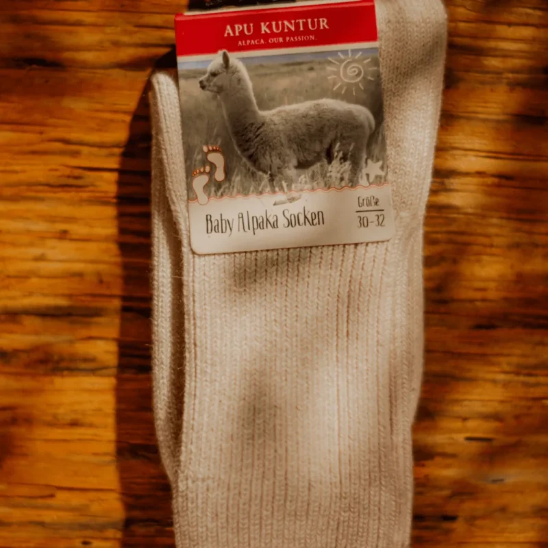 Kindersocken Baby-Alpaka – Bild 2